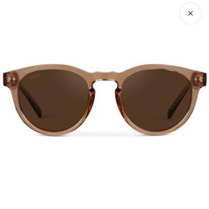 WMP Eyewear Tate Sunglasses Light Crystal Brown / Brown Lens